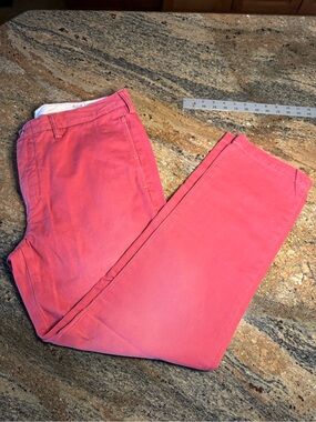 Polo by Ralph Lauren Lightly Distressed Slim Coral Chino Pants NWT 100% Cotton